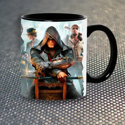 Чашка Fan Girl Assassins Creed Syndicate New (14445) 330 мл Чорний