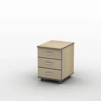 Тумба офісна Тиса Мебель ТМ-1 Бук 55x45x40 см