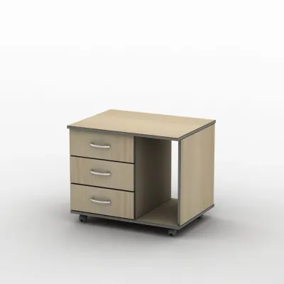 Тумба офісна Тиса Мебель ТМ-2 Бук 55x45.5x66 см