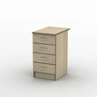 Тумба офісна Тиса Мебель ТП-2 600 Бук 75x60x40 см