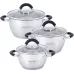 Набор 3 кастрюли Marsaili 1.8л 2.5л 3.5л с силиконовыми ручками Kamille DP36504