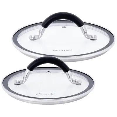 Набор 2 кастрюли Marsaili 2л и 2.7л с силиконовыми ручками Kamille DP36682