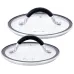 Набор 2 кастрюли Marsaili 2л и 2.7л с силиконовыми ручками Kamille DP36682