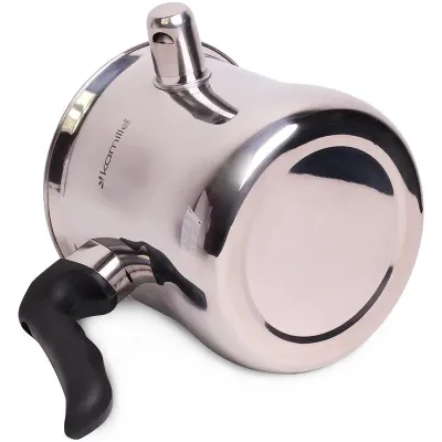 Молоковарка 1л со свистком и стальной крышкой Kamille DP37001