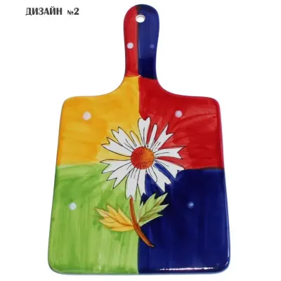 Подставка под горячее Дощечка цветная МИКС 24х15 см ceramic Bona DP41617