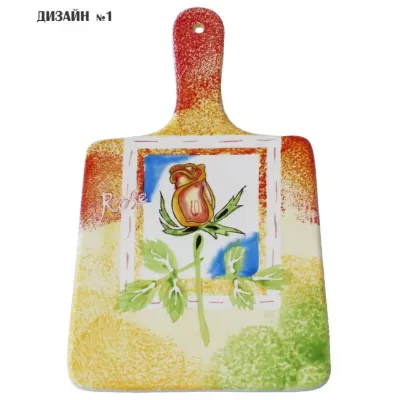 Подставка под горячее Дощечка цветная МИКС 24х15 см ceramic Bona DP41617