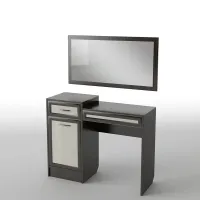 Туалетний столик Тиса Мебель БС-5 Венге Дуб молочний 80x40x100 см