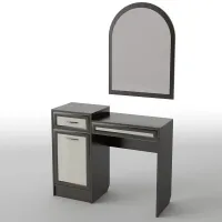 Туалетний столик Тиса Мебель БС-6 Венге Дуб молочний 80x40x100 см