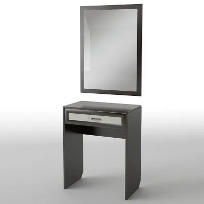 Туалетний столик Тиса Мебель БС-28 Венге Дуб молочний 75x40x70 см