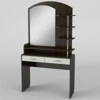 Туалетный столик Тиса Мебель БС-41 Венге Дуб молочный 175x40x100 см