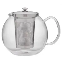 Заварник стеклянный для чая с сеткой Lora Бесцветный H20-001 600ml