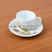 Набор кофейных чашек с блюдцами Lora Белый 72-035 90ml Набор кофейных чашек с блюдцами Lora Белый 72-035 90ml