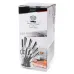 Набор ножей с подставкой Lora Черный 72-047