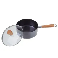 Сотейник с крышкой Lora Черный 72-148 2400ml