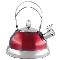 Чайник со свистком Lora Красный H11-009 3000ml Чайник со свистком Lora Красный H11-009 3000ml