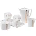 Чайный сервиз Lora Белый H15-045