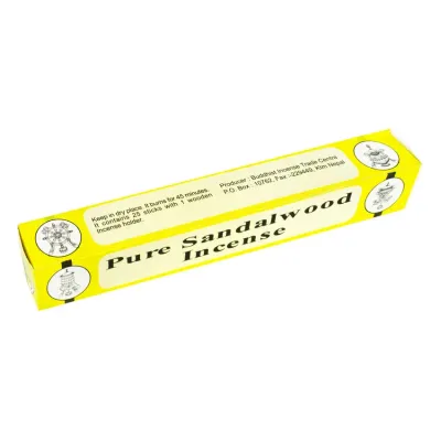 Благовония тибетские BS Чистый Сандал Pure Sandalwood Incense 18,5x2,5x2,5 см (03951)