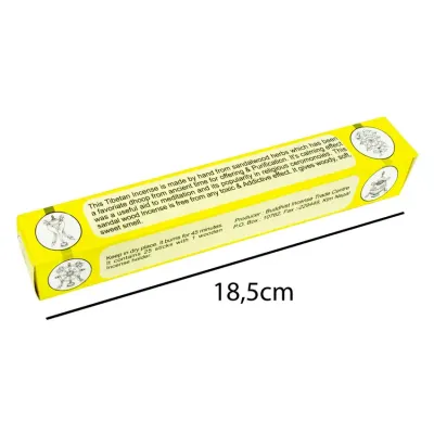 Благовония тибетские BS Чистый Сандал Pure Sandalwood Incense 18,5x2,5x2,5 см (03951)
