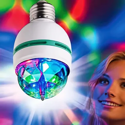 Світлодіодна обертова лампа LED Mini Party Light Lamp