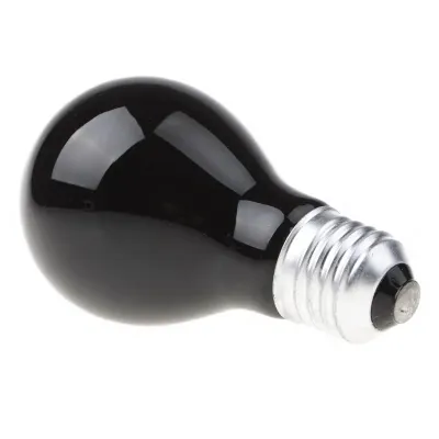 Лампа накаливания Brille Стекло 60W Черный 126738