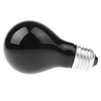 Лампа накаливания Brille Стекло 60W Черный 126738
