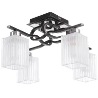 Люстра потолочная Brille 40W E14 Хром