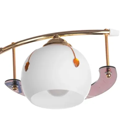 Люстра потолочная Brille 60W E27 Золотистый Люстра потолочная Brille 60W E27 Золотистый
