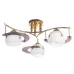 Люстра потолочная Brille 60W E27 Золотистый
