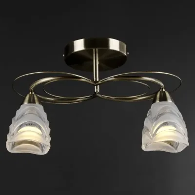 Люстра потолочная Brille 40W E14 Бронзовый