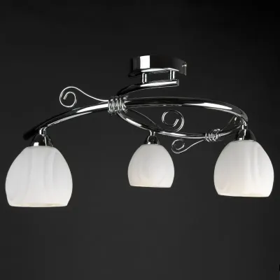 Люстра потолочная Brille 60W E14 Хром