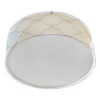 Люстра с абажуром Brille 60W E27 Хром