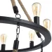 Люстра с канатом Brille 60W E27 Черный