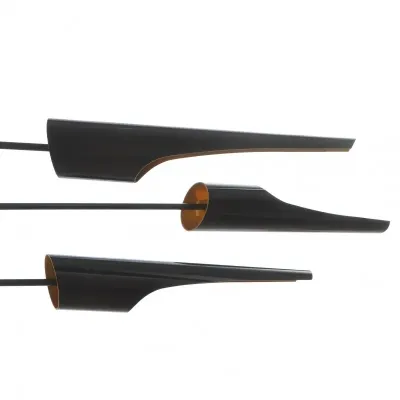 Люстра Brille Современная 60W E27 Черный
