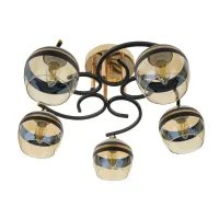 Люстра Brille 60W E27 Золотистый Люстра Brille 60W E27 Золотистый