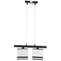 Люстра с абажуром Brille 60W E14 Черный
