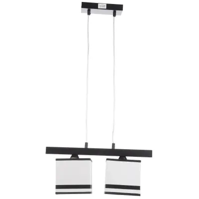 Люстра с абажуром Brille 60W E14 Черный