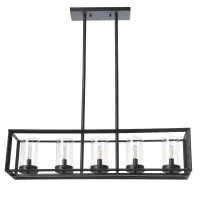 Люстра Лофт Brille 40W E14 Черный