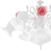 Люстра Brille 40W E14 Розовый