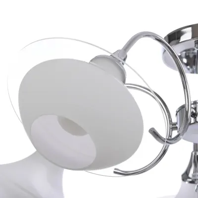 Люстра потолочная Brille 60W E27 Хром