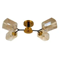 Люстра Brille 60W E27 Золотистый Люстра Brille 60W E27 Золотистый
