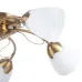 Люстра потолочная Brille 60W E14 Латунь