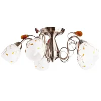 Люстра потолочная Brille 60W E14 Золотистый