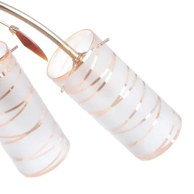 Люстра потолочная Brille 60W E14 Золотистый