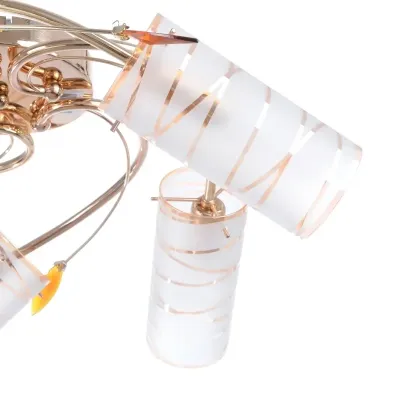 Люстра потолочная Brille 60W E14 Золотистый