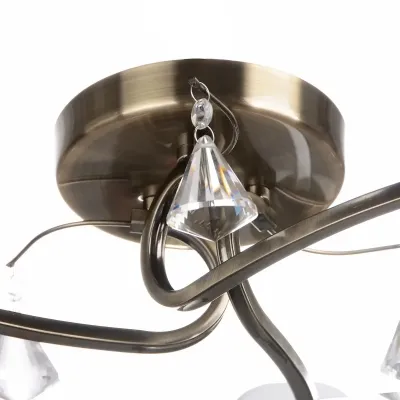 Люстра потолочная Brille 40W E14 Бронзовый
