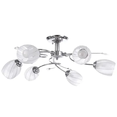 Люстра потолочная Brille 40W E14 Хром
