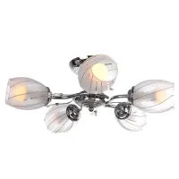 Люстра потолочная Brille 40W E14 Хром