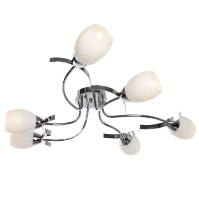 Люстра потолочная Brille 40W E14 Хром
