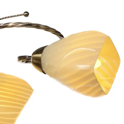 Люстра потолочная Brille 60W E27 Бронзовый