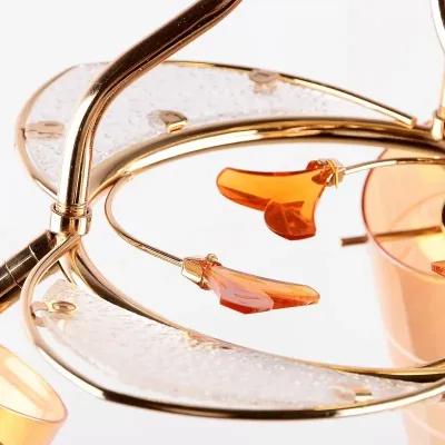 Люстра потолочная Brille 40W E14 Золотистый